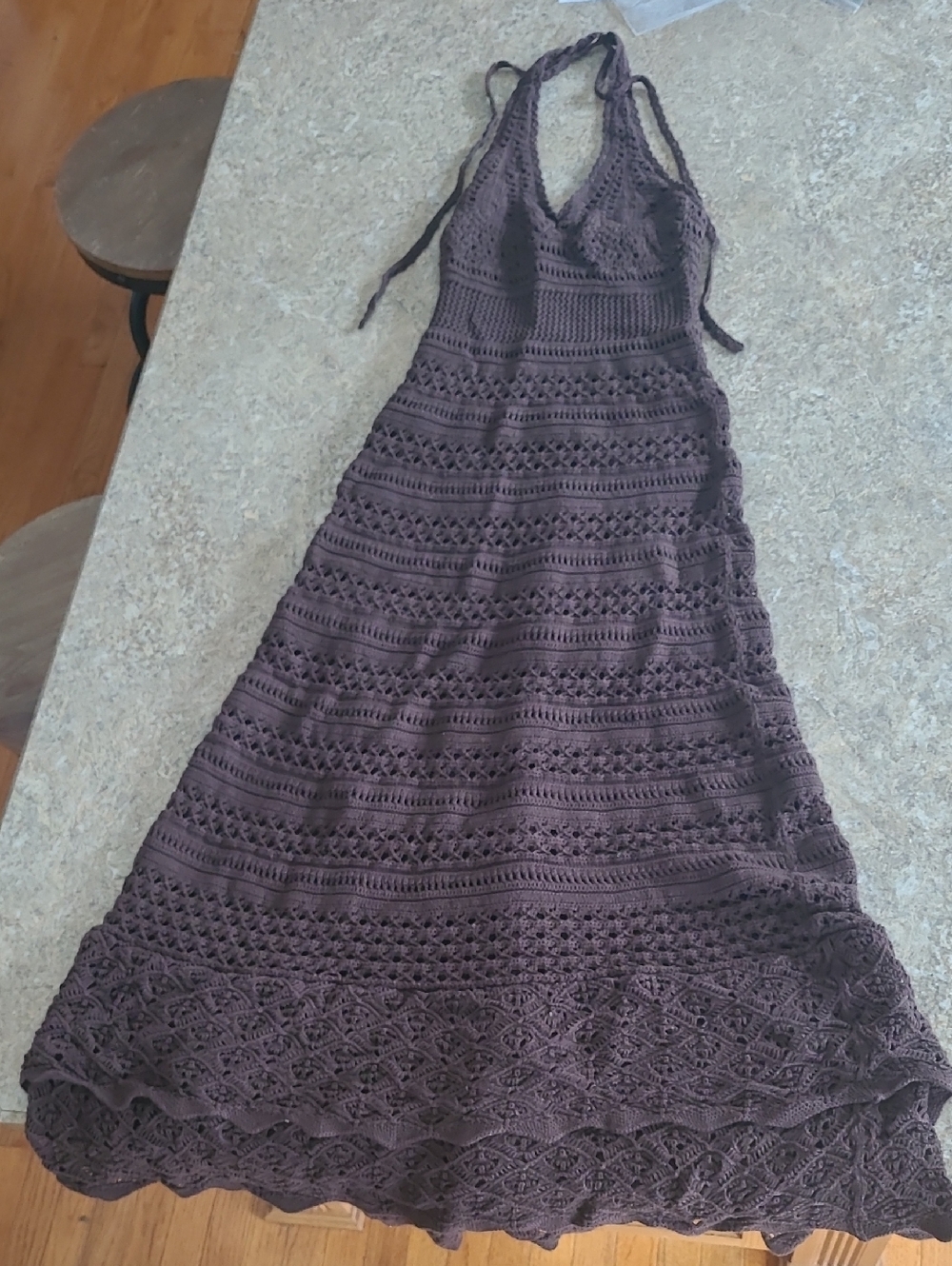 Victorias Secret Crochet Maxi Dress 🤎 - Picture 6 of 8